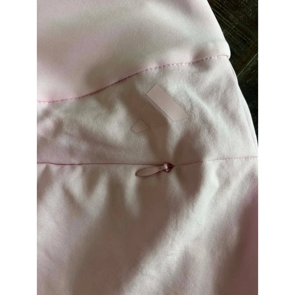 Adidas Women Ultimate Frill Golf Skirt Skort Clear Pink JX9159 Small NWT - Picture 7 of 9